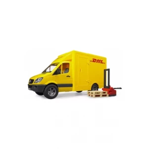BRUDER іграшка - МВ Sprinter кур'єрська доставка вантажів з навантажувачем, М1: 16 дитяча іграшка