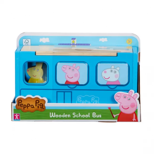 Ігровий набір-сортер Peppa Pig Шкільний автобус Пеппи (07222) - 2