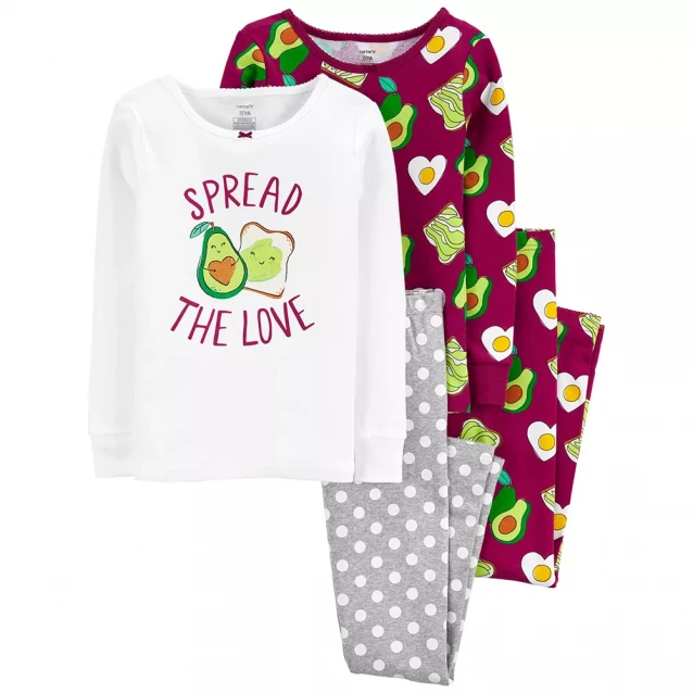 Комплект пижам Carter's для девочки 108-114 см 2 шт (3M095910_5) - 1
