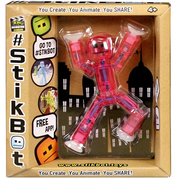 Фігурка для анімаційної творчості STIKBOT S1 рожевий - 2