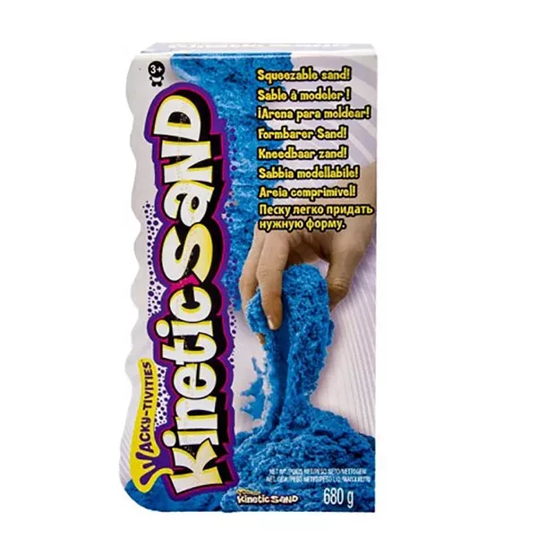 Пісок для дитячої творчості KINETIC SAND COLOR (блакитний - 680 г) - 10