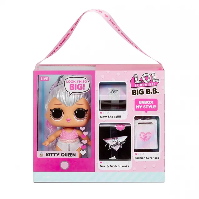 Лялька L.O.L. SURPRISE! серії Big B.B.Doll - Королева Кітті (573074) - 3