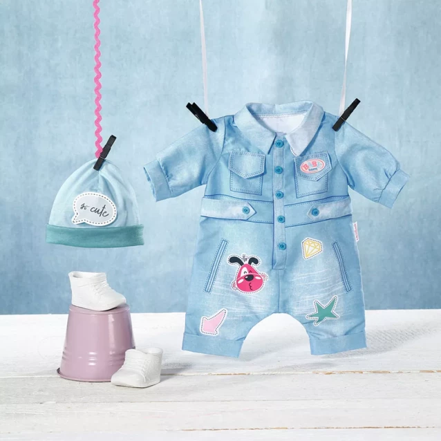 Набор одежды для куклы Baby Born Джинсовый стиль (8325) - 2