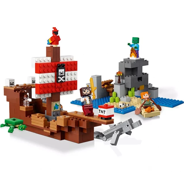 Конструктор Lego Minecraft Пригоди на піратському кораблі (21152) - 4