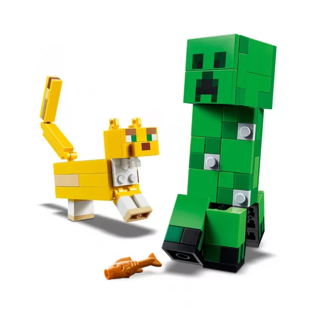 Конструктор Lego Minecraft Великі Фігурки, Кріпер Та Оцелот (21156) - 5