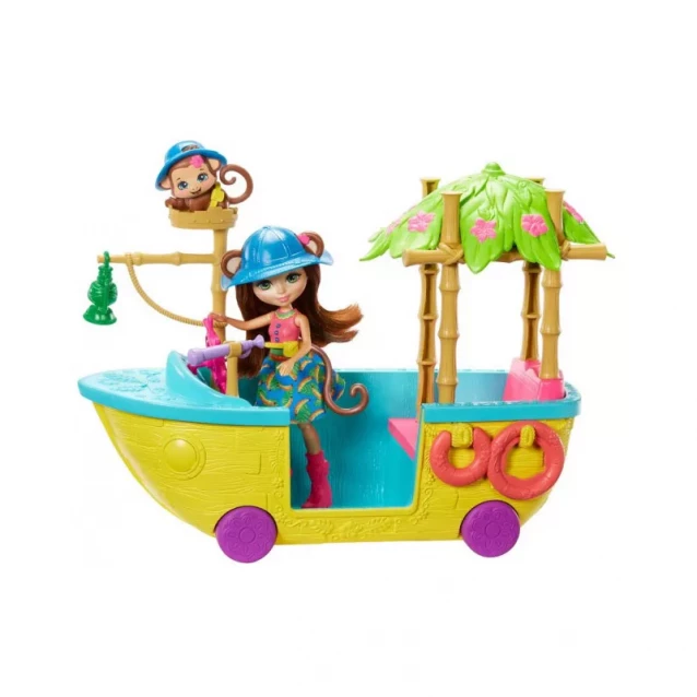 Кукольный набор ENCHANTIMALS Лодка из Джунглолеса Обезьянки Мерит (GFN58) - 3