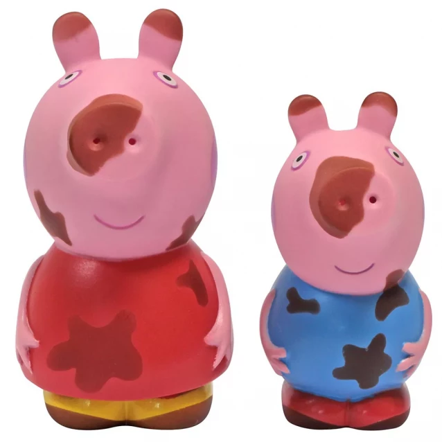 Набор игрушек для ванны Peppa Pig Пеппа и Джордж меняют цвет (122252) - 2