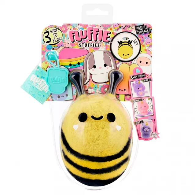 Мягкая игрушка-антистресс Fluffie Stuffiez Small Plush Пчелка-солнышко (594475-5) - 1