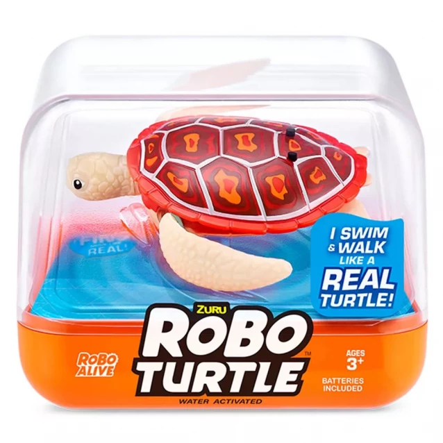Интерактивная игрушка Pets & Robo Alive Робочерепаха Красная (7192UQ1-3) - 1