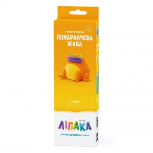 Пластилін Ліпака Екзотичні тварини Помаранчева жаба (30124-U) дитяча іграшка