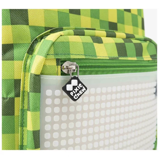 PIXIE CREW Рюкзак (10л) "Зеленая клетка" с пикселями (200шт.), цвет поля - белый - 6