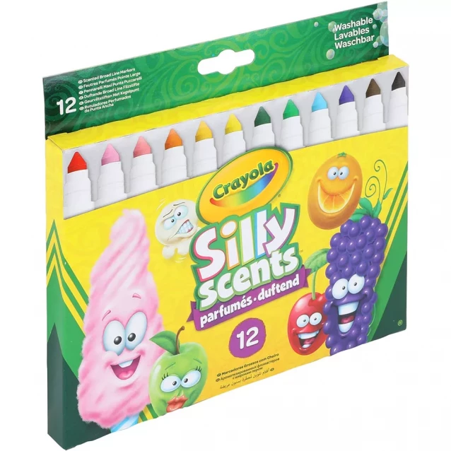 Набір фломастерів Crayola Silly Scents Washable з ароматом 12 кольорів (256352.012) - 3