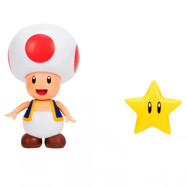 Фігурка з артикуляцією Super Mario Тоад 10 см (40826i) - 2