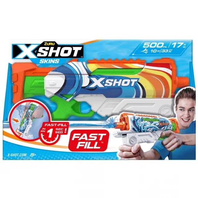 Бластер водный X-Shot Fast Fill Skins Hyperload (11854B) - 1