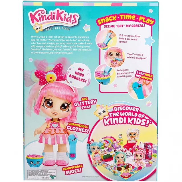 Кукла Kindi Kids Snack Time Friends Донатина (50006) - 3