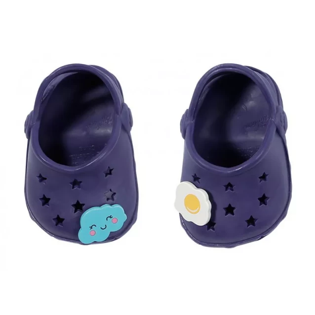 Zapf Взуття для ляльки BABY BORN - СВЯТКОВІ САНДАЛІ З ЗНАЧКАМИ (на 43 cm, сині) 828311-2 - 1