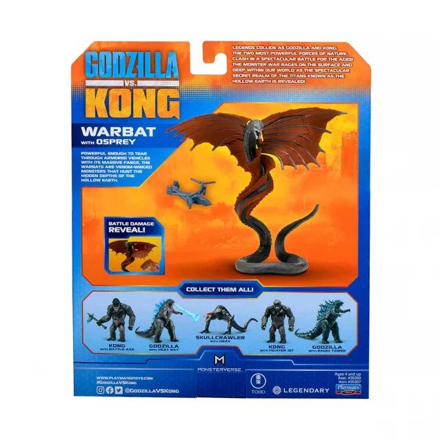 Godzilla vs. Kong Фігурка GODZILLA VS. KONG – УОРБЕТ ЗІ СКОПОЮ (15 сm) 35307 - 9