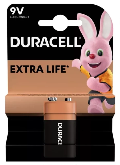 Батарейки лужні Duracell 9V 1 шт (5006014) - 2