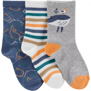 Шкарпетки Carter's для хлопчика 101-131 см 3 шт (3N108410_4-7) Шкарпетки і колготки
