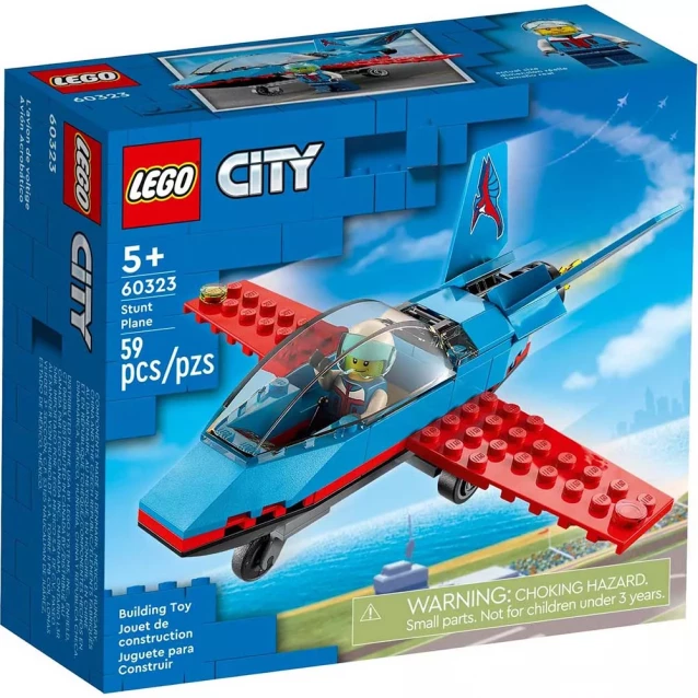 Конструктор LEGO City Каскадерский самолет (60323) - 1