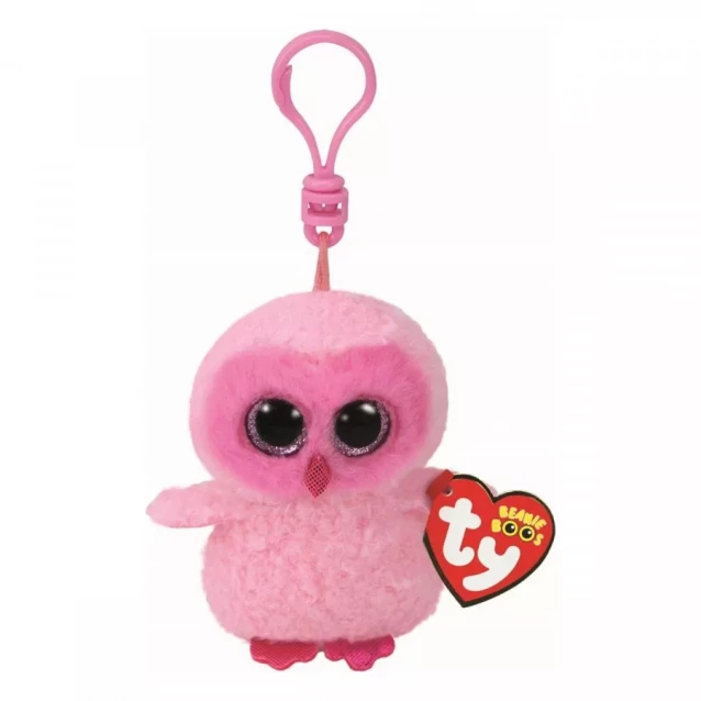 Дитяча іграшка м’яконабивна TY Beanie Boo's 35039 Рожева сова "OWEN" 12см - 1