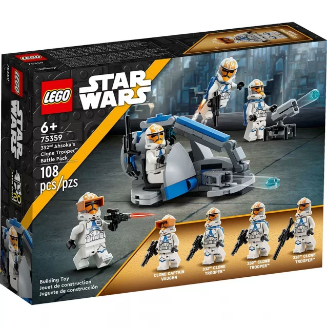 Конструктор LEGO Star Wars Бойовий набір солдатів-клонів Асоки (75359) - 1