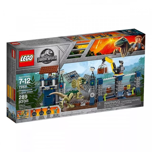 Конструктор LEGO Jurassic World Конструктор Напад Дилофозавра На Блокпост (75931) - 3