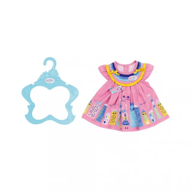 Zapf Одяг для ляльки BABY BORN - МИЛА СУКНЯ (рожева) 828243-1 - 1