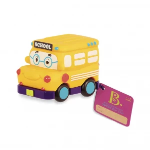 Машинка Battat серії Кумедний автопарк - Шкільний Автобус (BX1495Z) для малюків