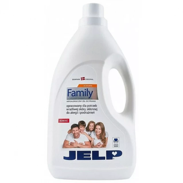 Гель Jelp Family для прання кольорового гіпоалергенний 2 л (90028) - 1