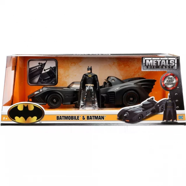 Машинка Batman Бетмобіль з фігуркою Бетмена 1:24 (253215002) - 1