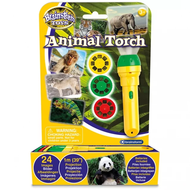 Ліхтарик-проектор Brainstorm Toys У світі тварин (E2012) - 1
