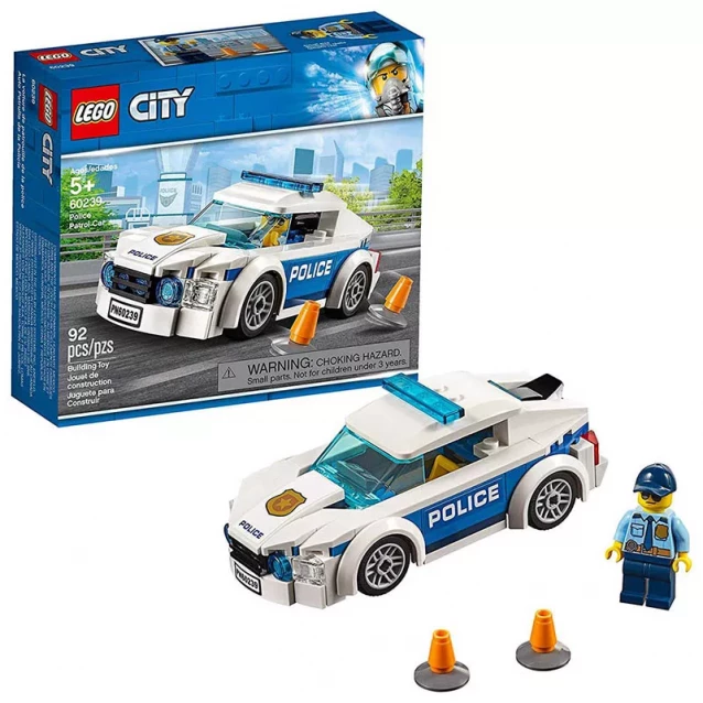 Конструктор LEGO City Поліцейське Патрульне Авто (60239) - 4