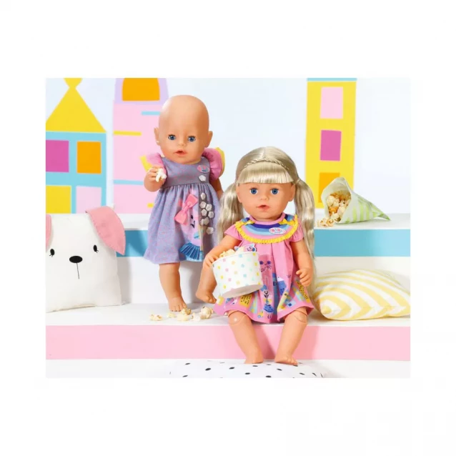 Одежда для куклы BABY BORN - МИЛОЕ ПЛАТЬЕ (розовое) - 3