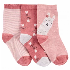 Набір шкарпеток для дiвчинки Carter's 101-131 см 3 шт (3M138110_4-7) - для дітей