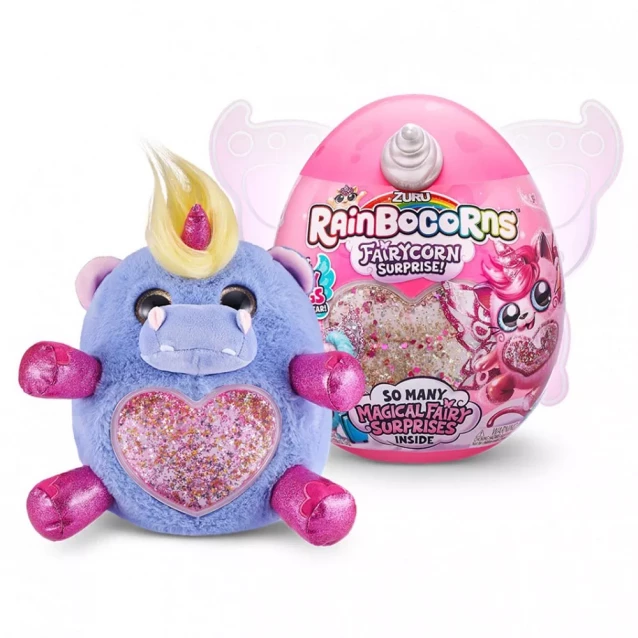 М'яка іграшка Rainbocorns Fairycorn Surprise! Гіпопотам (9238A) - 1