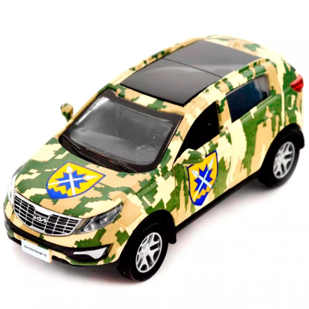 Автомодель TechnoDrive Шеврони Героїв Kia Sportage R 56 ОМПБр (250362M) - 1