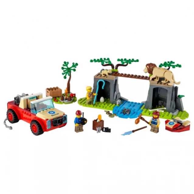 Конструктор LEGO City Внедорожник для спасения диких животных (60301) - 3
