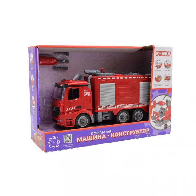 Автомобиль-конструктор FUNKY TOYS Пожарный фургон (328806) - 3