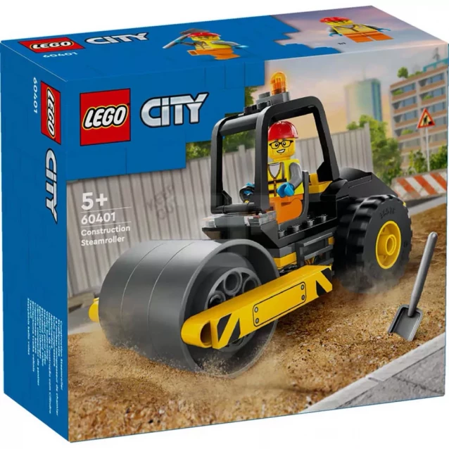 Конструктор LEGO City Будівельний паровий каток (60401) - 1
