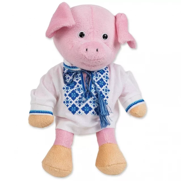 М'яка іграшка Tigres Свинка хлопчик у вишиванці 25 см (СВ-0021) - 1