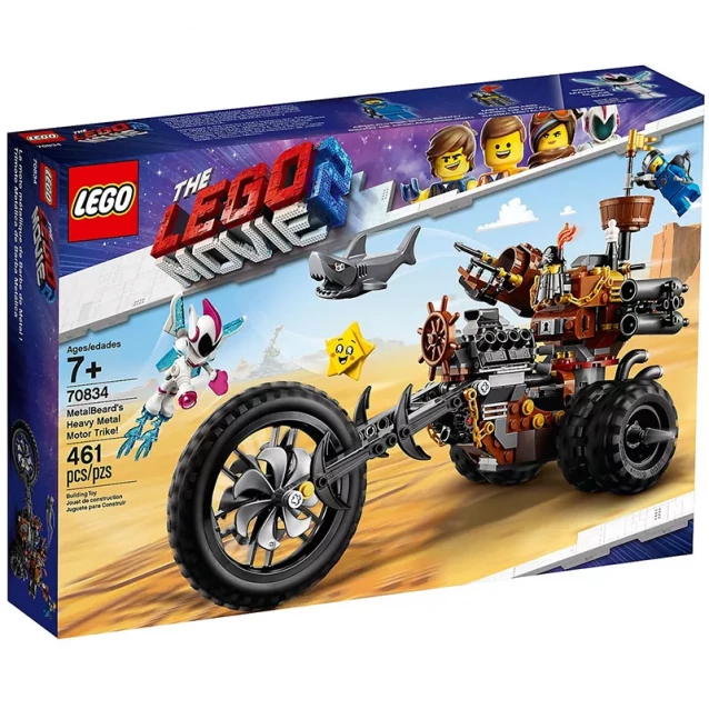 Конструктор LEGO Movie Трехколесный Рок-Мотоцикл Железной Бороды (70834) - 1