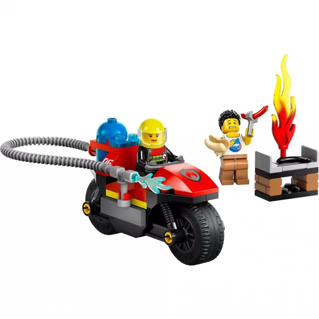 Конструктор LEGO City Пожарный спасательный мотоцикл (60410) - 3