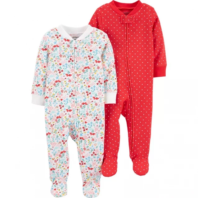 Carter's Комплект из 2-х пижам для девочек (61-69 cm) - 1