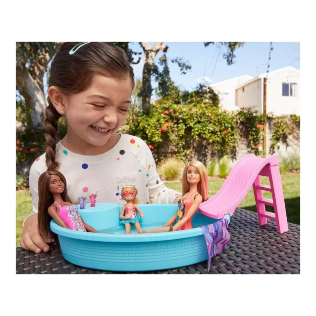 Лялька Barbie Розваги біля басейну (GHL91) - 6