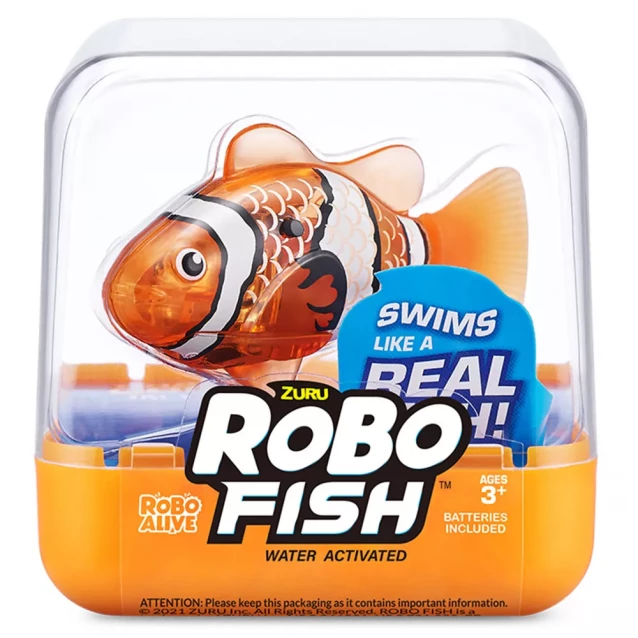 Интерактивная игрушка Pets & Robo Alive Роборибка оранжевая (7191-5) - 1
