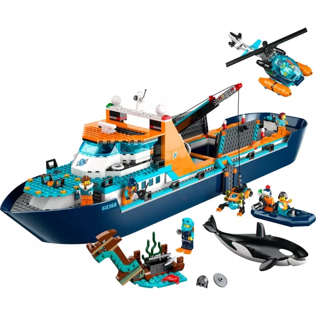 Конструктор LEGO City Арктический исследовательский корабль (60368) - 3