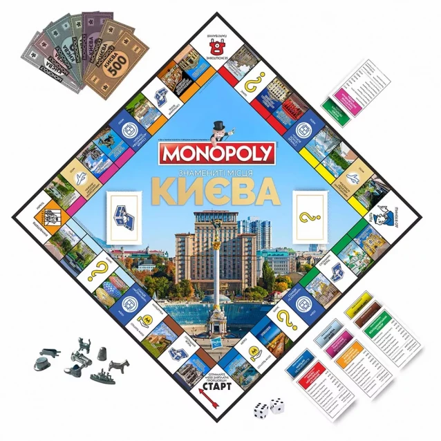 Гра настільна Monopoly Монополія Знамениті місця Києва (R015UA) - 3