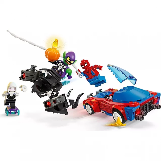 Конструктор LEGO Marvel Автомобиль для гонки Человека-Паука и Зеленый Гоблин с ядом Венома (76279) - 4