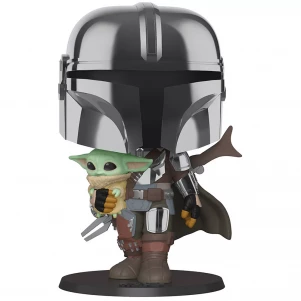 Фігурка Funko Pop! Star Wars Мандалорець з малюком (49931) дитяча іграшка